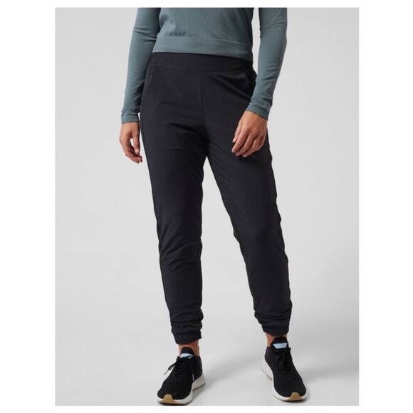 ATHLETA Brooklyn Lined Jogger in Black 14 - Picture 1 of 12